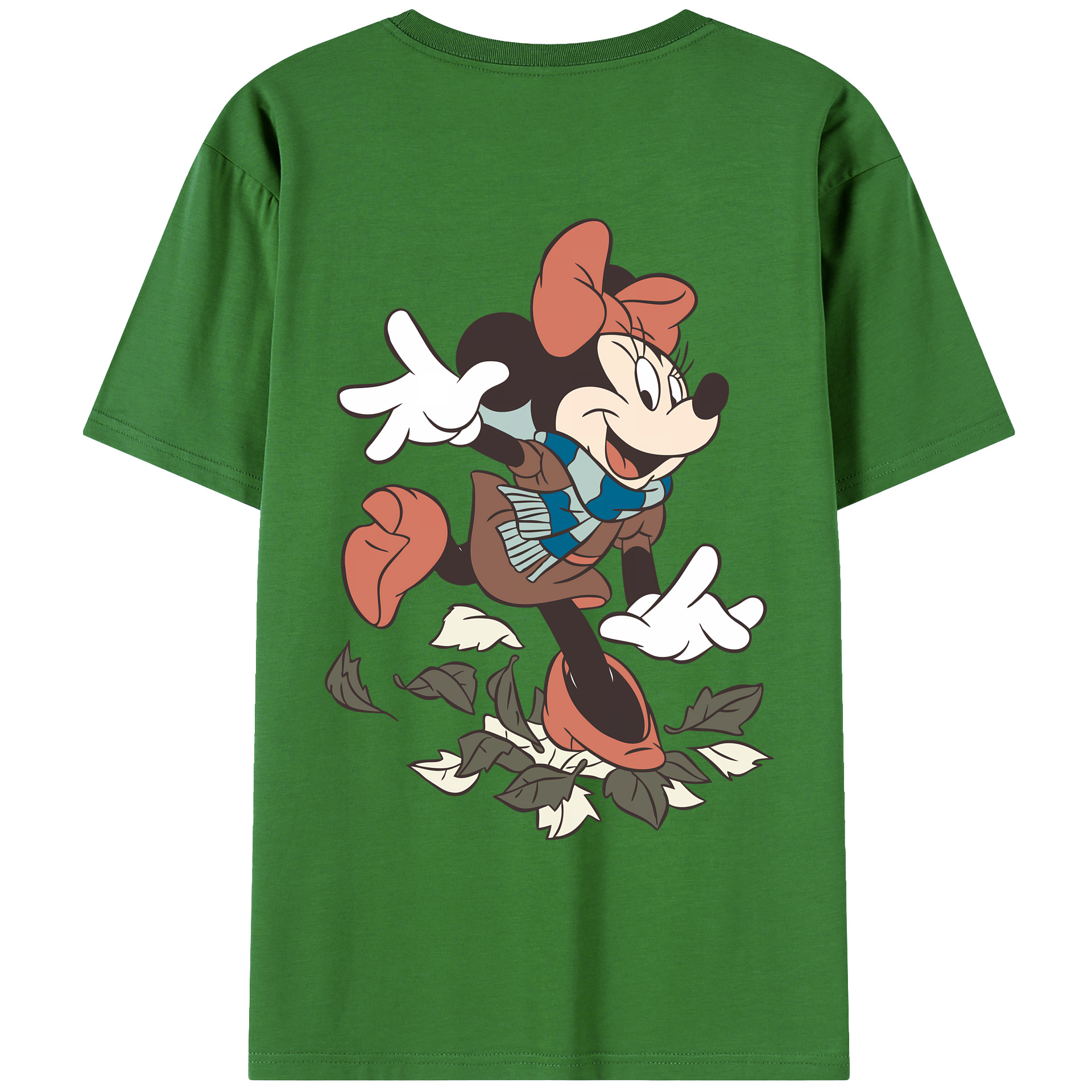 （画像用） ミッキーマウス Mickey Mouse レディース半袖Tシャツ(バックプリント)